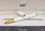 M Marc Newson Gold and White Rollerball Replica Mont Blanc Pens For Sale